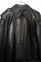 Burberry London Lamb Leather Coat with Belt