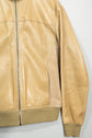 SERAPHIN Zip Up Ram Napa Leather Jacket