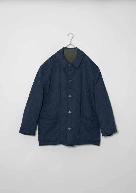 HERMES Reversible Quilt Paddock Half Coat