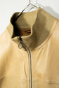 SERAPHIN Zip Up Ram Napa Leather Jacket