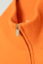 Made in ITARY HERMES Half-Zip Cashmere Knit