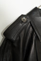 Burberry London Lamb Leather Coat with Belt