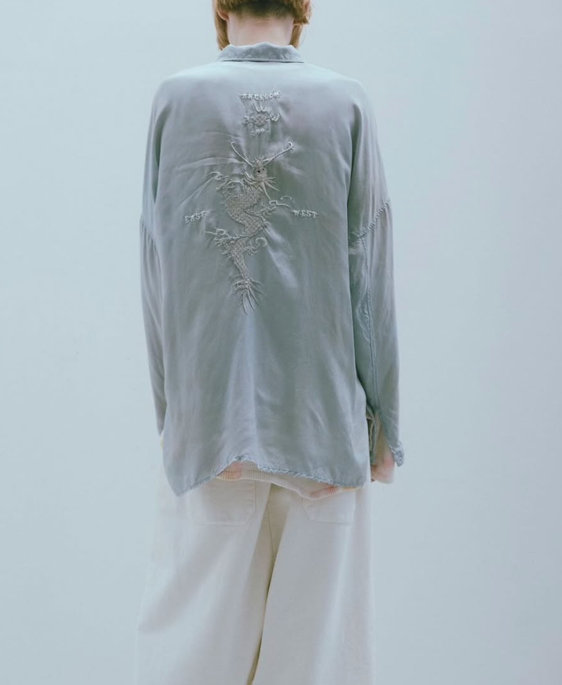 ANCELLM AGING EMBROIDERY SHIRT – Maison ma Manière ANCELLM AGING EMBROIDERY SHIRT – Maison ma Manière