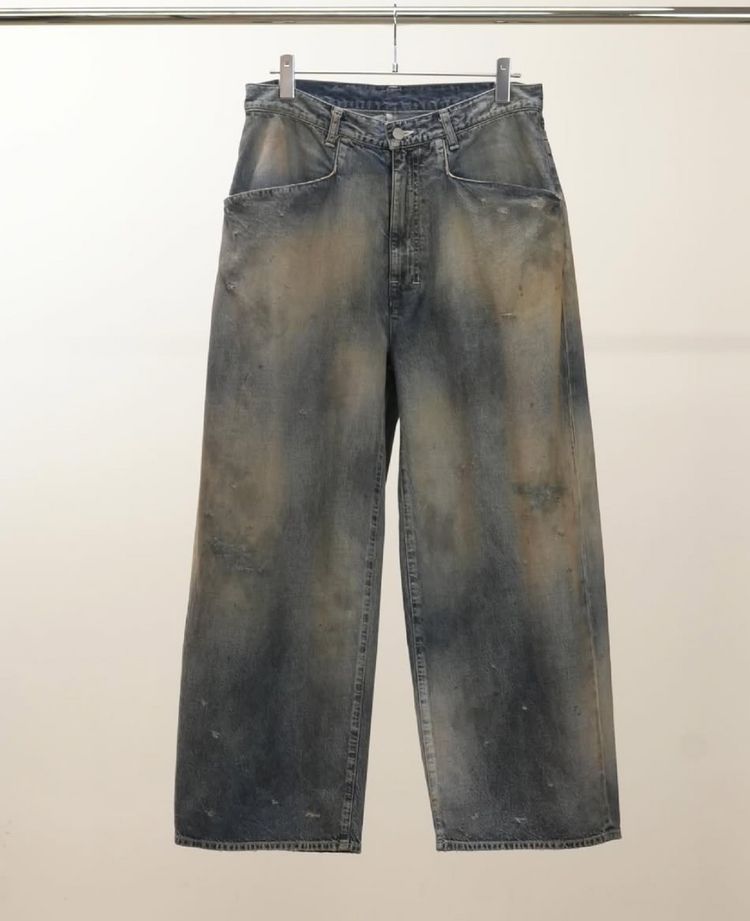 ANCELLM DENIM WIDE SLACKS – Maison ma Manière ANCELLM DENIM WIDE SLACKS – Maison ma Manière