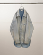 ANCELLM AGING CHAMBRAY LONG SHIRT