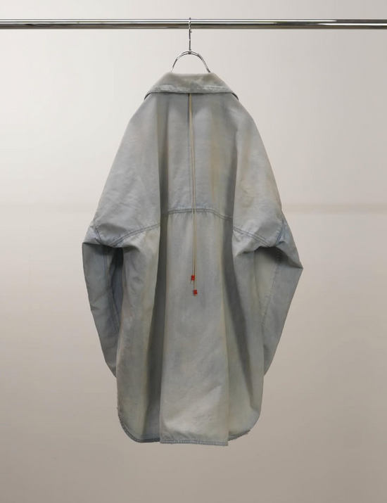 ANCELLM AGING CHAMBRAY LONG SHIRT