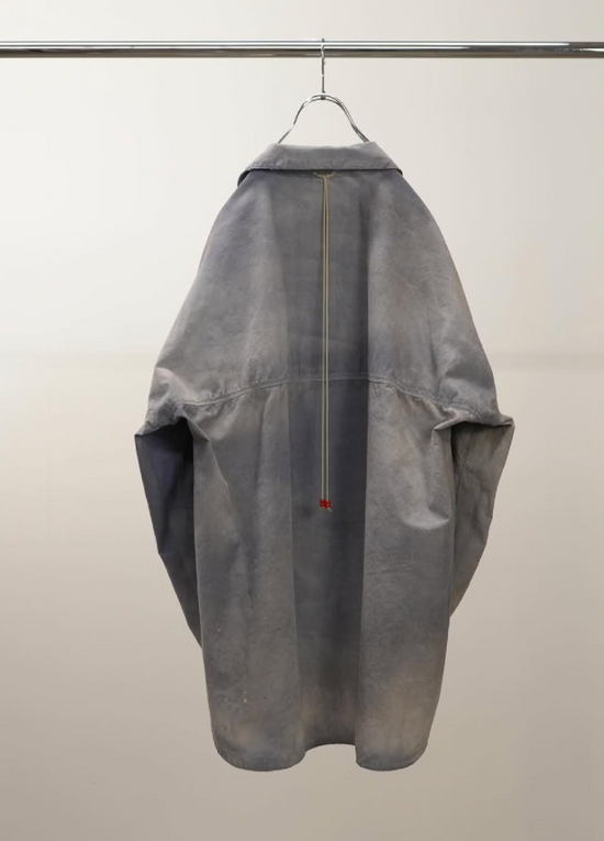 ANCELLM AGING CHAMBRAY LONG SHIRT