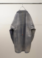 ANCELLM AGING CHAMBRAY LONG SHIRT