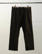 ANCELLM WOOL BELTED WIDE SLACKS