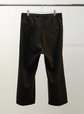 ANCELLM WOOL BELTED WIDE SLACKS
