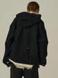 ANCELLM SHRINK WOOL LAYERING JACKET