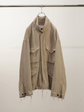 ANCELLM SILK SUEDE FIELD JACKET