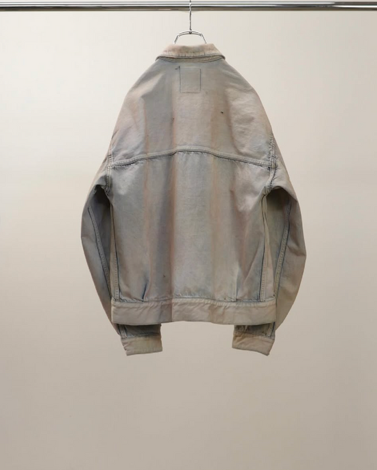 ANCELLM LAYERING COLOR DENIM JACKET