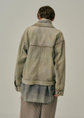 ANCELLM LAYERING COLOR DENIM JACKET