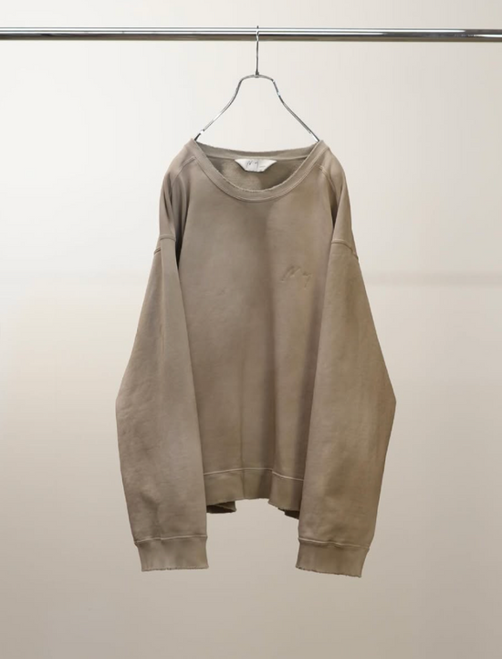 ANCELLM UNEVENNESS SWEAT SHIRT