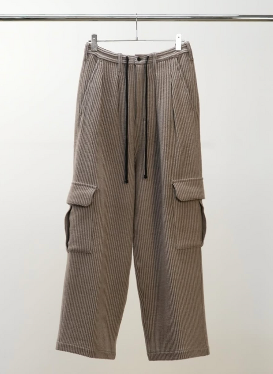 ANCELLM WOOL CORDUROY CARGO SLACKS