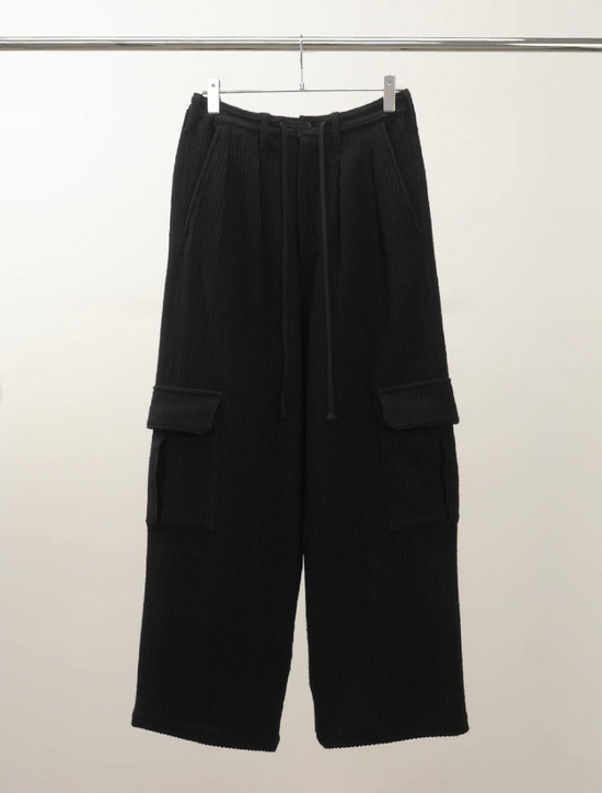 ANCELLM WOOL CORDUROY CARGO SLACKS