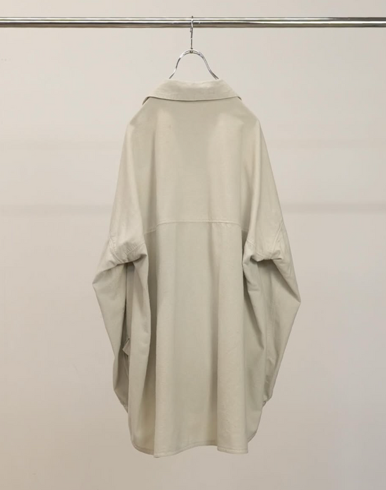 ANCELLM SILK NEP LONG SHIRT