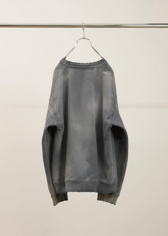 ANCELLM UNEVENNESS SWEAT SHIRT