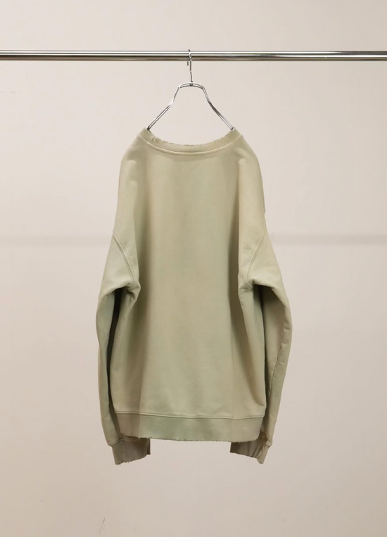 ANCELLM UNEVENNESS SWEAT SHIRT