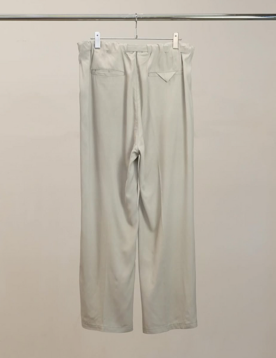 ANCELLM VISCOSE BELT-LESS TROUSERS