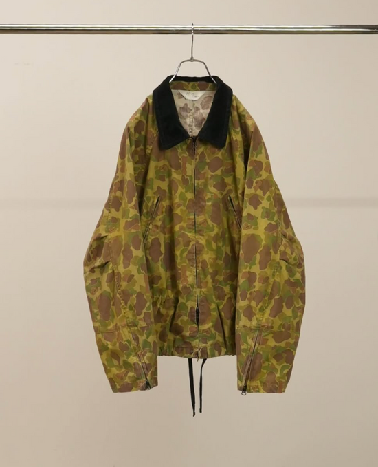 ANCELLM CAMO ZIPUP JACKET