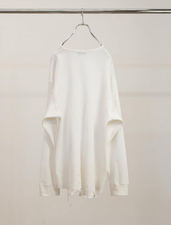 ANCELLM DAMAGE WAFFLE CREW LS