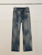 ANCELLM AGING MIDDLE STRAIGHT 5P DENIM PANTS