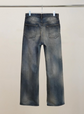ANCELLM AGING MIDDLE STRAIGHT 5P DENIM PANTS