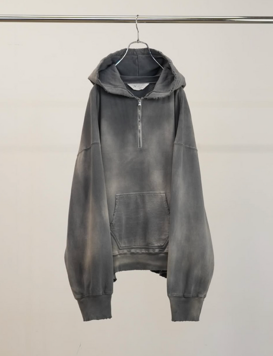 ANCELLM LIGHT LOOP ZIP HOODIE