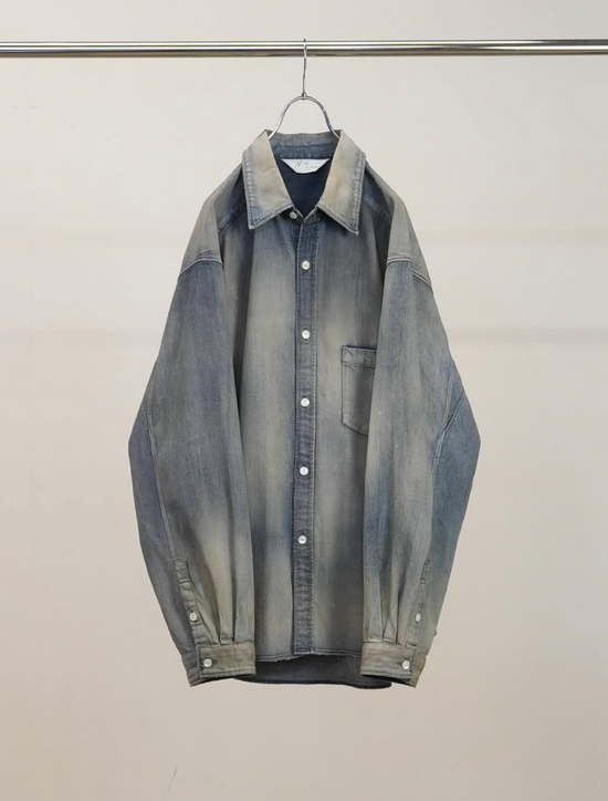 ANCELLM DENIM DRESS SHIRT