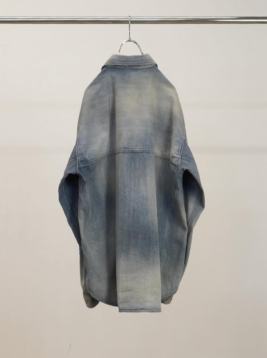 ANCELLM DENIM DRESS SHIRT