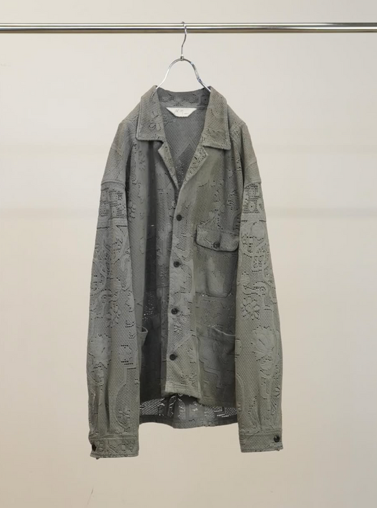 ANCELLM AGING LACE WORK SHIRT