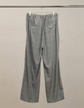 ANCELLM AGING CHECK BELT-LESS SLACKS