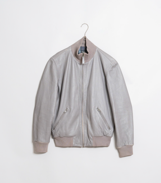 00s agnes b. Made in France Brown Suede Leather Jacket