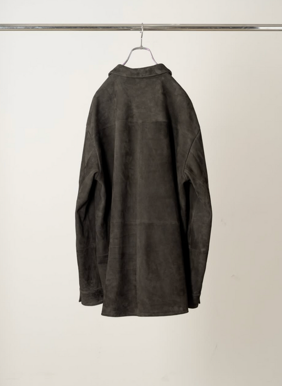ANCELLM GEEP LEATHER OVER SHIRT