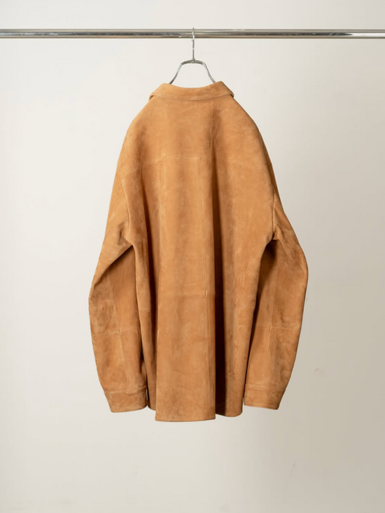 ANCELLM GEEP LEATHER OVER SHIRT