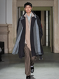 ANCELLM WOOL SATIN BELT-LESS SLACKS