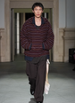 ANCELLM AGING LINEN CROSS - LINE SHIRT