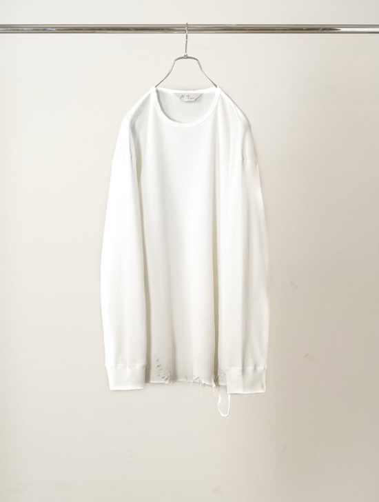ANCELLM DAMAGE WAFFLE CREW LS