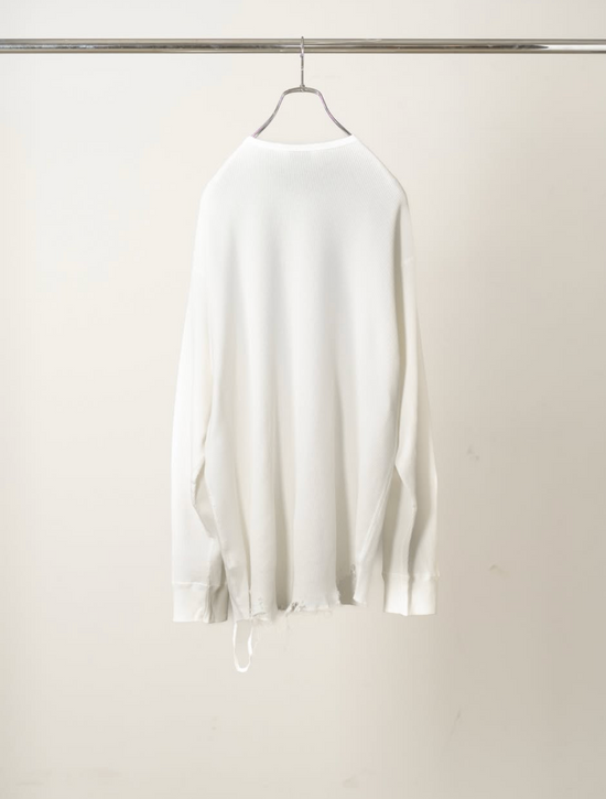 ANCELLM DAMAGE WAFFLE CREW LS
