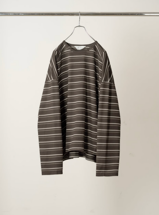 ANCELLM BORDER LS T-SHIRT