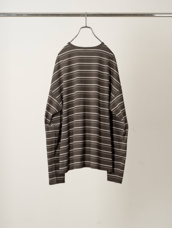 ANCELLM BORDER LS T-SHIRT