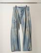 ANCELLM DENIM PAINTER PANTS