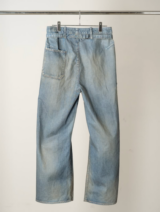 ANCELLM DENIM PAINTER PANTS