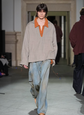 ANCELLM DENIM PAINTER PANTS