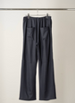 ANCELLM WOOL CUT KNEE TUCK SLACKS