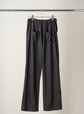 ANCELLM WOOL CUT KNEE TUCK SLACKS