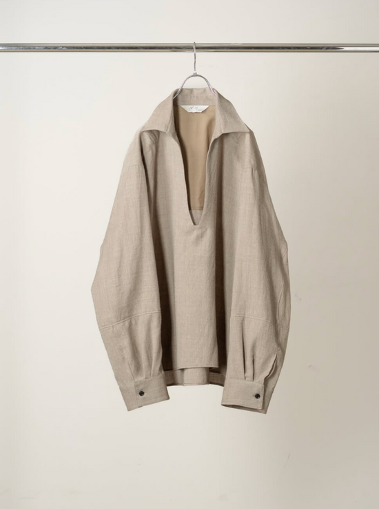ANCELLM SKIPPER UV NECK SHIRT