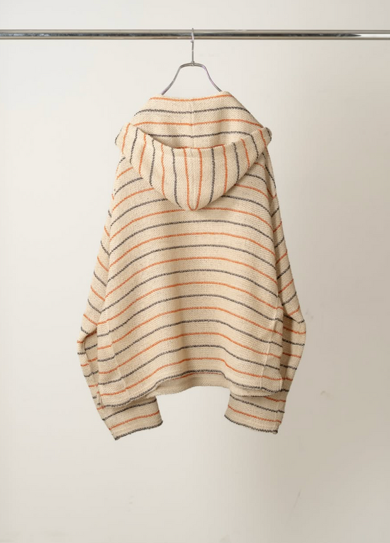 ANCELLM CUT BORDER HOODIE